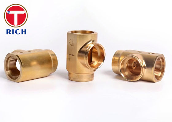 Precision CNC Brass Parts Customizable Product Prototype Model