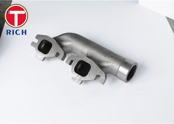 QT450-10 Production Hose Nipple CNC Machining Parts Folding Exhaust Pipe