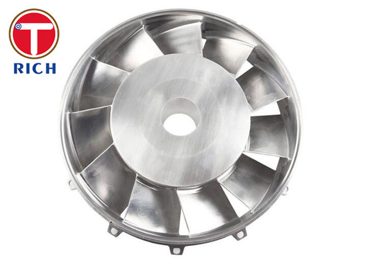 High Precision Impeller Aluminum Alloy Cnc Machining Parts 2000 / 6000 Series 6061 6063