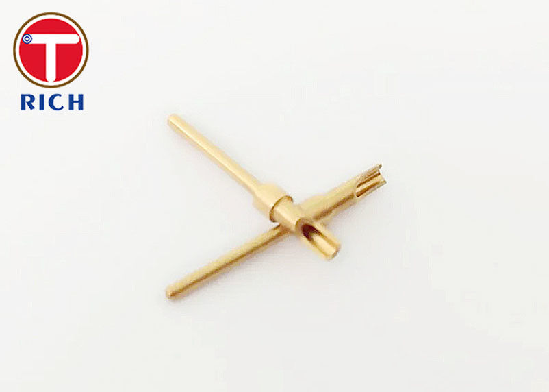 Brass Custom CNC Machined Parts For Transmission Signal Probe Sheet