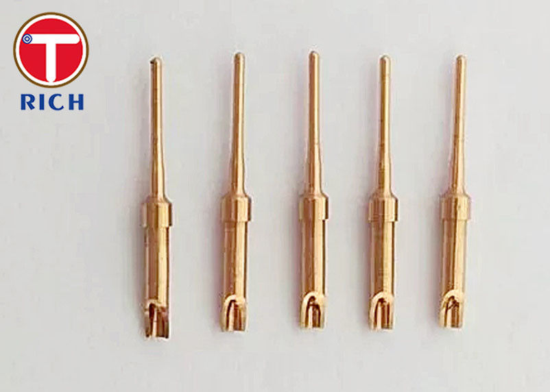 Brass Custom CNC Machined Parts For Transmission Signal Probe Sheet