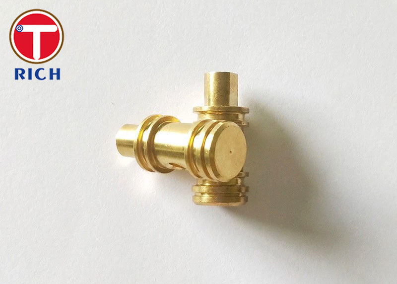 CNC Brass Brass Turned Parts Precision Hardware Parts Turning And Milling Compound Machining