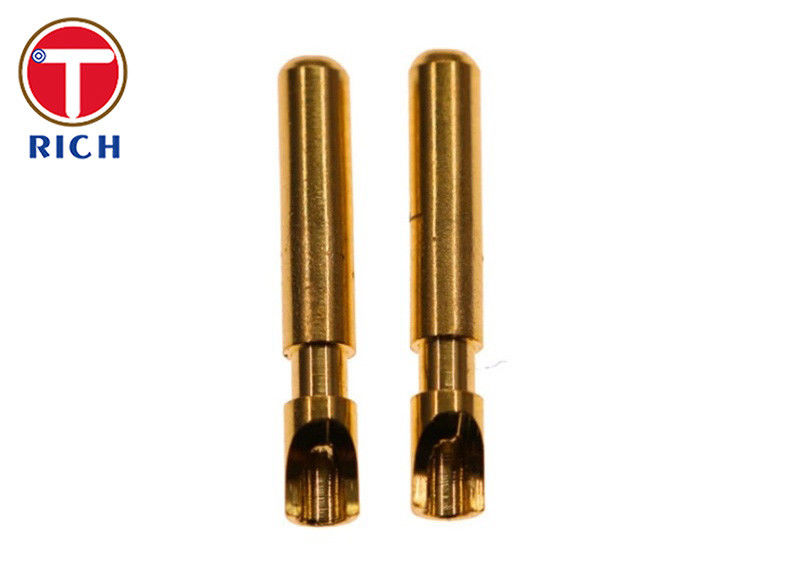 Customized OEM CNC Brass Parts Waterproof Connector Pin Socket Hardware Copper Parts