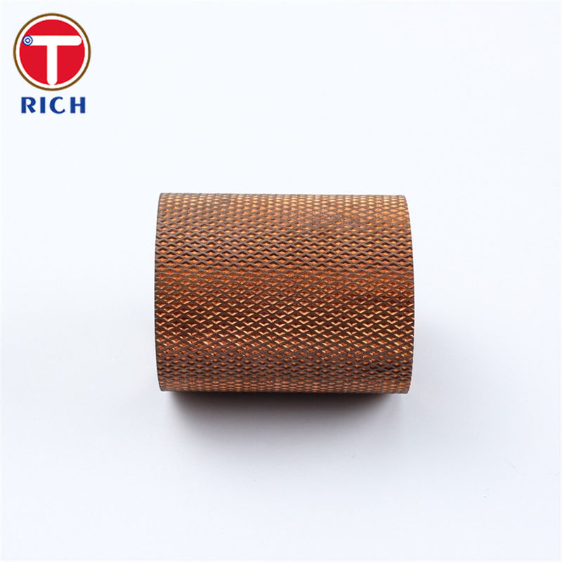 External Thread Brass Copper Tube For Air Conditioning Refrigeration Heat Exchangers
