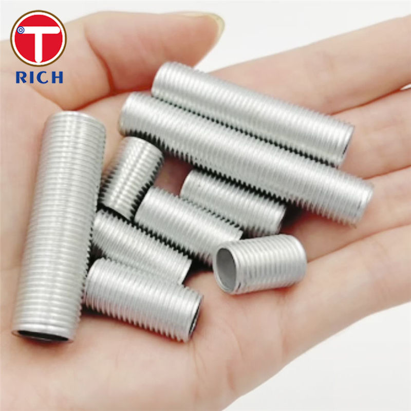 CNC Machining Hollow Threaded Tube Connect Outlet External Boom Screw Thread Tube