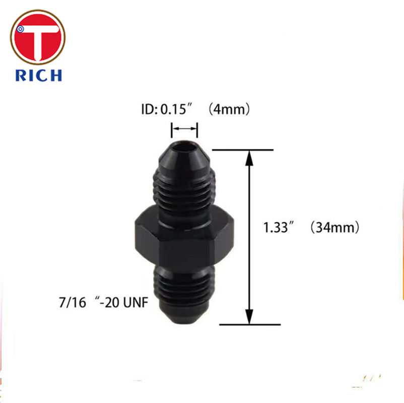 Threaded Pipe Adapter Double Headed Oil Pipe Joint Nut For Modified Automobiles