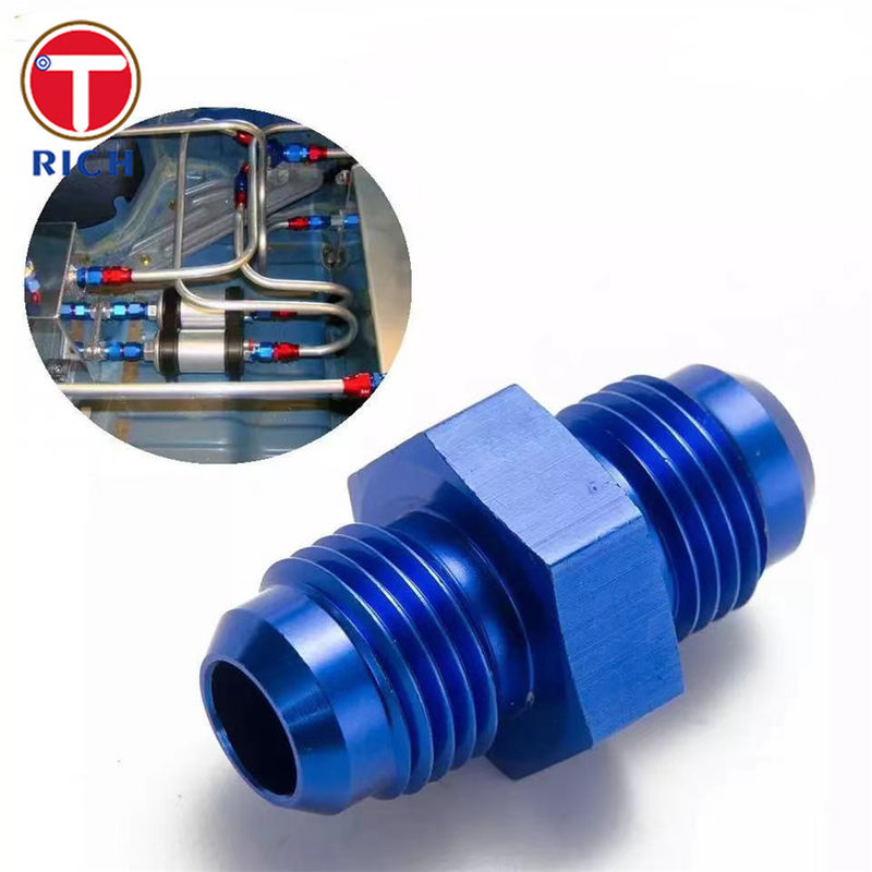 Threaded Pipe Adapter Double Headed Oil Pipe Joint Nut For Modified Automobiles
