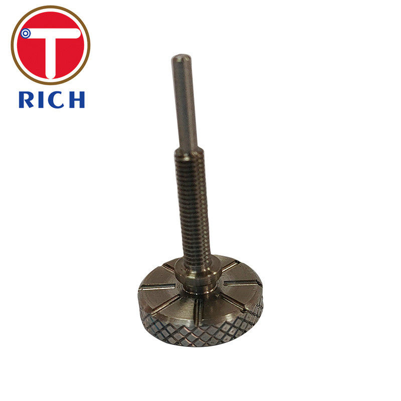 Steel CNC Machining Center Steel 1045/1020 Customized Machining Parts For Adjusting Bolt Knurled Knob
