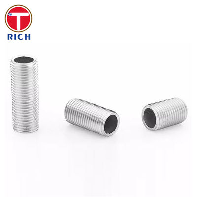 CNC Machining Hollow Threaded Tube Connect Outlet External Boom Screw ...