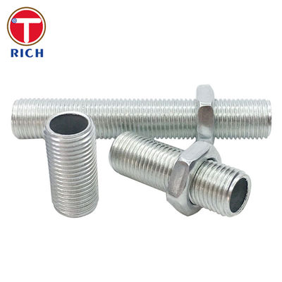 CNC Machining Hollow Threaded Tube Connect Outlet External Boom Screw Thread Tube